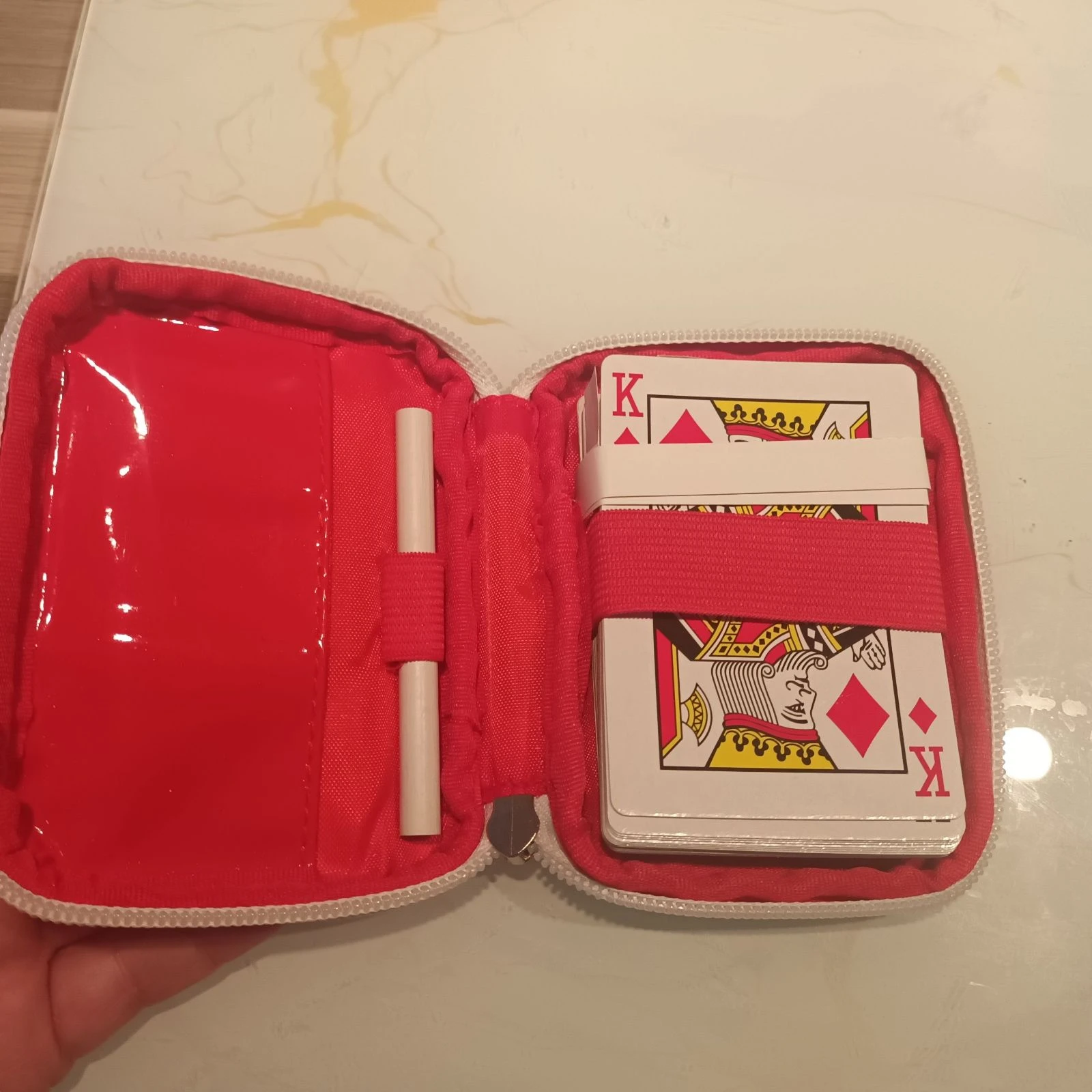 Juego de cartas vintage Pierre Cardin – Fichero Corazón Rojo – photo 2